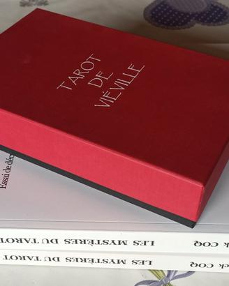 Tarot Vieville con libri li gua francese 
