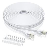 Cavo Ethernet Cat8 15m con clips, 40 Gbps/2000 MHz