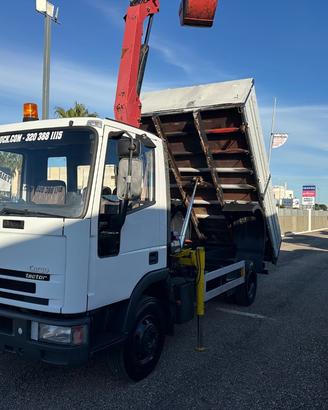 IVECO EUROCARGO TECTOR 75E15 RIBALTABILE CON GRU-P