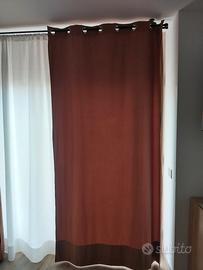 Tende marroni 4 pz. 140x300