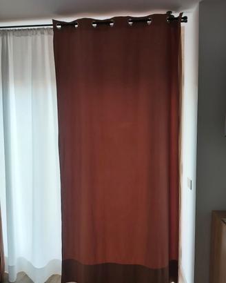 Tende marroni 4 pz. 140x300