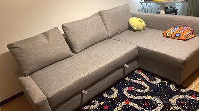 FRIHETEN Divano letto angolare/contenitore