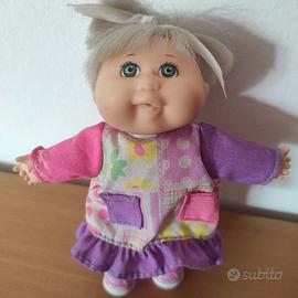 Bambola "Cabbage Patch Kids" vintage occhi verdi