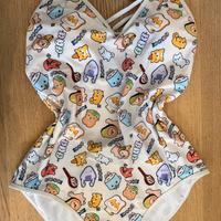 Costume intero Gucci con cartoni animati