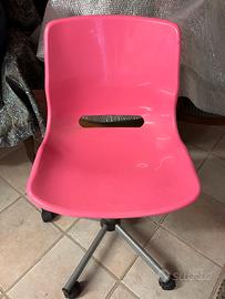 Sedia con rotelle Ikea per scrivania