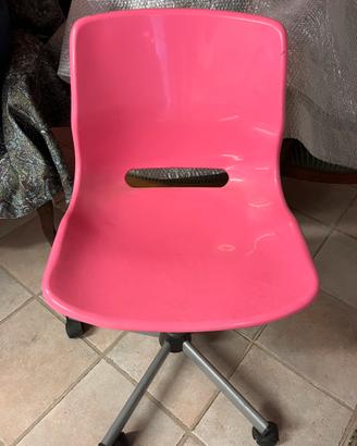 Sedia con rotelle Ikea per scrivania