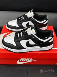 Nike Dunk Low Retro White Black Pand 43