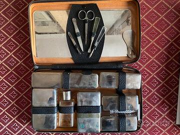 SET TOILETTE DA VIAGGIO UOMO VINTAGE