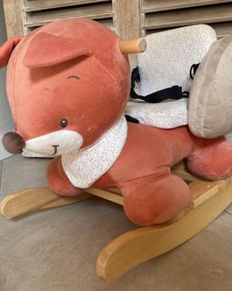 Volpe dondolo NATTOU Rocker Bob the Raccoon