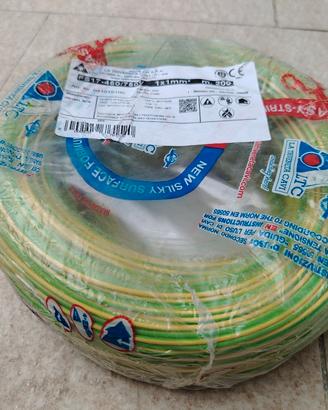 cavo elettrico unipolare giallo-verde 1x1mm 