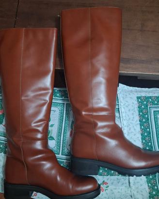 stivali Carmens 37 vero cuoio 