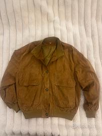 Giubbotto vintage in vera pelle 100% taglia 46