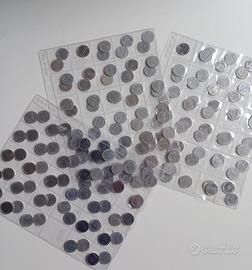 Monete da 5 lire italiane vari anni oltre 150 pezz