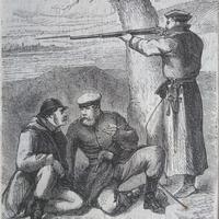 Battaglia - Stampe Antiche originali d'epoca