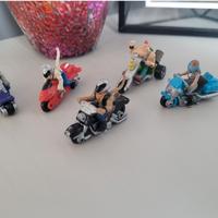 Lotto 5 Miniature Motociclisti Biker Mice