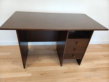Scrivania Vintage Anni '60 con 3 Cassetti -