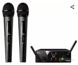 Radiomicrofoni AKG WMS40 Mini Dual Vocal Set ISM2/