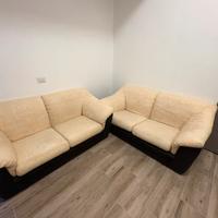 Due divani in stoffa sfoderabili