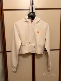felpa donna guess taglio corto