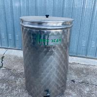 Contenitore inox 100 lt
