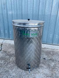 Contenitore inox 100 lt