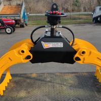 pinza per legna con rotore