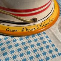 Lampada e vaso artistico in ceramica ARTIGIANALE