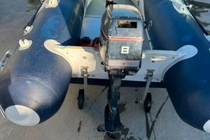 Tender honda paiolato in alluminio 270 + motore