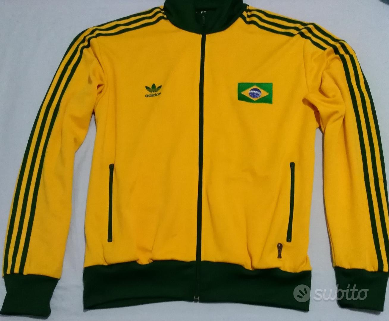 Felpa Sudadera Adidas Brasil Original FiFa Vintage Abbigliamento