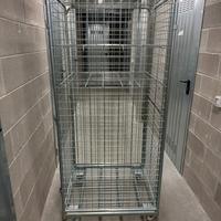 Carrello container di sicurezza 2 ripiani 400 kg
