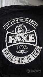 
t-shirt birra faxe taglia l nera maglietta
gin 
