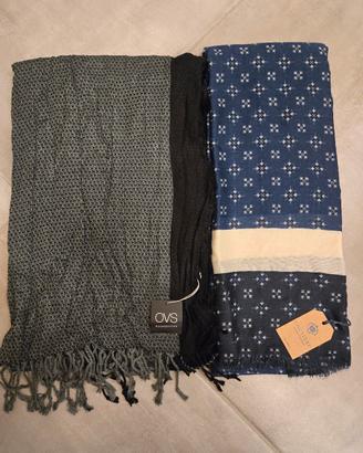 kit 2 sciarpe 
