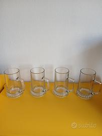 4 boccali da birra