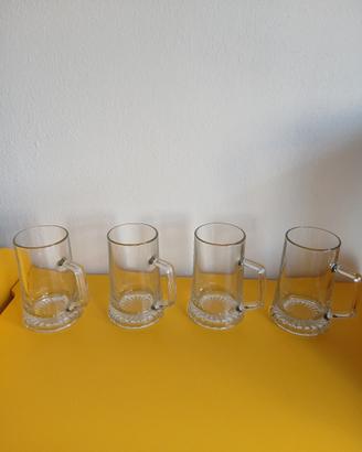 4 boccali da birra