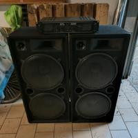 impianto audio 1500w completo