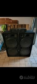 impianto audio 1500w completo