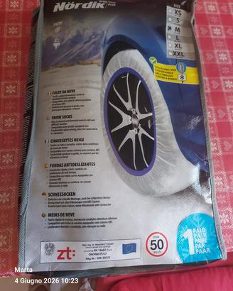 calze da neve per auto tg.M