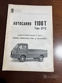 Fiat 1100T tipo 217C - Caratteristiche e Dati