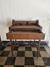 Tavolino Console Scrittoio Anni '50 con Serranda