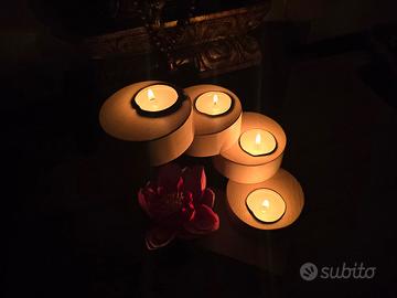 Portalumini Orientabile in Legno Naturale - Design