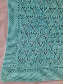 Copertina neonata/o in pura lana baby 100% merino