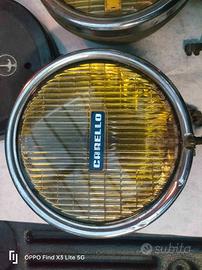 Carello-Coppia fari gialli di profondità vintage