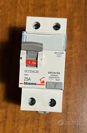 Interruttore differenziale Bticino GC723AC25