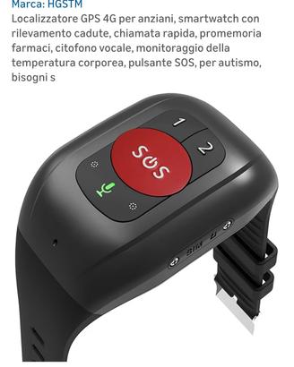 orologio salvavita sos anziani