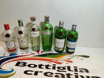 6 BOTTIGLIE VUOTE TANQUERAY DIVERSE 