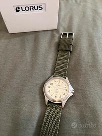 Lorus Titanium field militare RG877CX9 titanio NOS