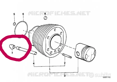 Guarnizioni tubi alzavalvole BMW R80, R100