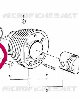 Guarnizioni tubi alzavalvole BMW R80, R100