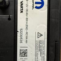 Batteria auto 800A feb Mopar Varta per Stelvio