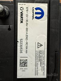 Batteria auto 800A feb Mopar Varta per Stelvio